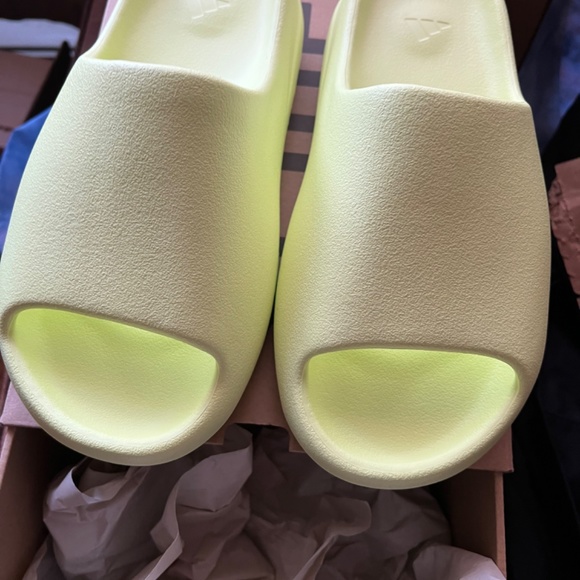 yeezy sandals green